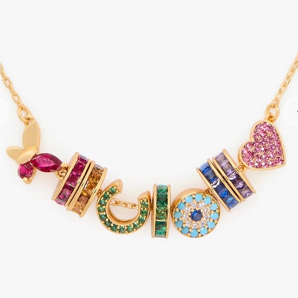 kate spade Jewelry - KATE SPADE 🌈 Rainbow Joy Charm Necklace NWT W/ Dust Bag
